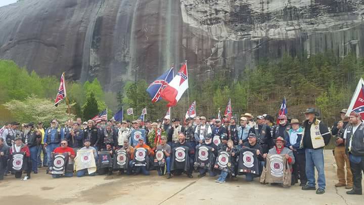 2018 National Confederate Memorial Day Stone Mountain label